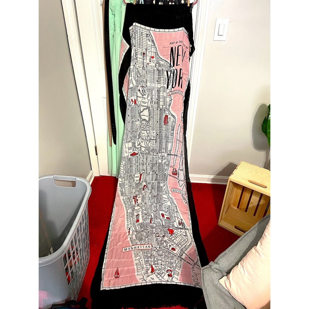 NYC Map Scarf